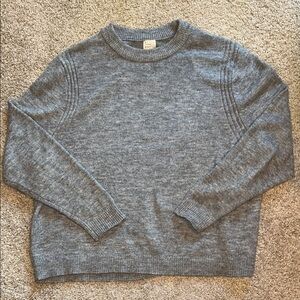 a new day Light Gray Crewneck Sweater